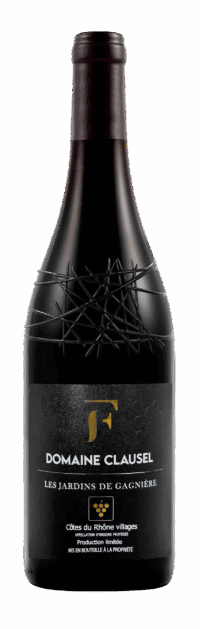 Vin rouge domaine clausel côtes du rhone villages