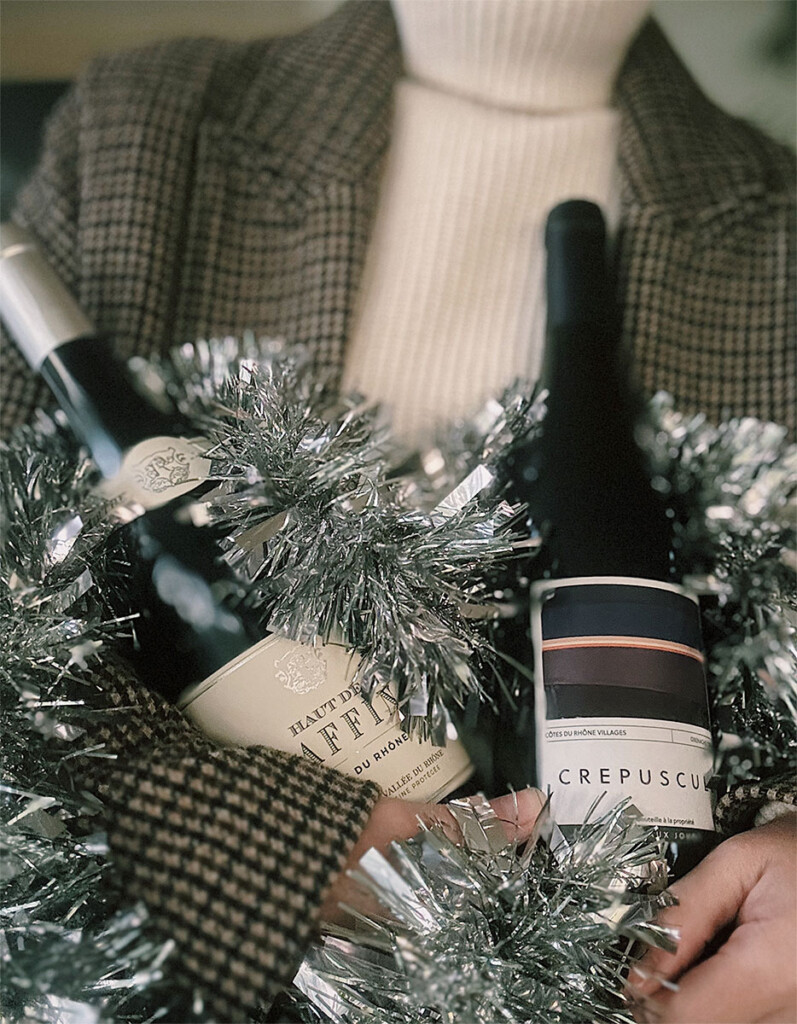 sélection bouteille de vins pour noel